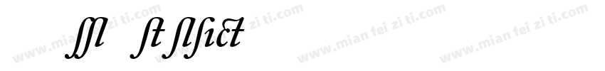 Adobe Caslon Italic字体转换